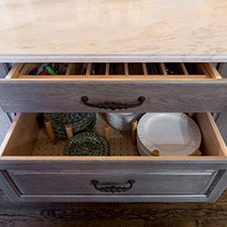 Dinnerware Cabinet Drawers