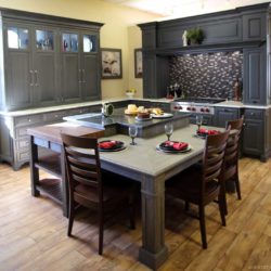 Kitchen island with seating area and raised counter space Birdsboro, PA