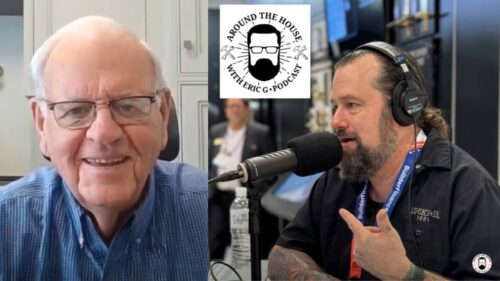 Elvin Hurst Sr. of Kountry Kraft Cabinet Makers featured on Around The House podcast interview with Eric G.