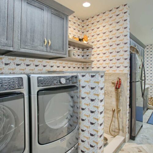 Pet friendly laundry room