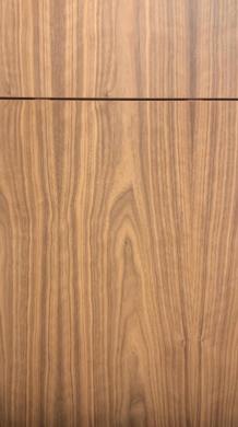 Door Style: Purity<br>Drawer Style: Purity<br>Wood Species: Walnut<br>Finish Color: Natural 10°<br>Job Number/Reference Number: NM119865/167320
