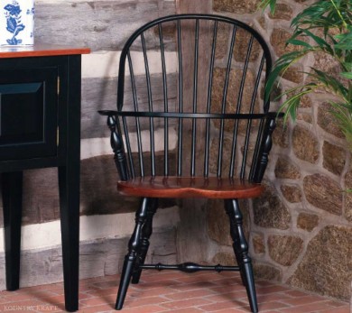 Classic Windsor Wood Arm Chair