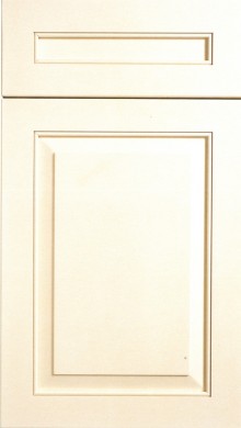 Door Style: CRP10751<br>Drawer Style: CRP10751<br>Wood Species: Hard Maple<br>Finish Color: Snowflake<br>Source Book Page Number: P-M-8 2/01