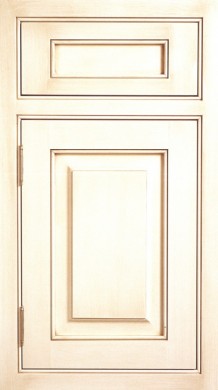 Door Style: CRP10751 Mortise and Tenon<br>Drawer Style: CRP10751 Mortise and Tenon<br>Wood Species: Hard Maple<br>Finish Color: Brushed Suede<br>Source Book Page Number: G-M-19 2/01