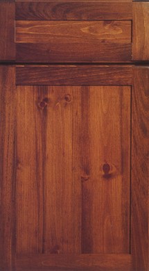 Door Style: TW10916<br>Drawer Style: TW10916<br>Wood Species: Knotty Pine<br>Finish Color: Karamel<br>Source Book Page Number: S-P-10 2/01
