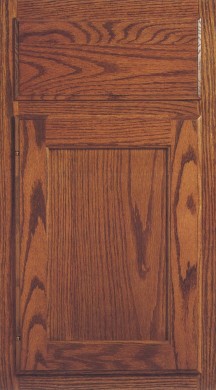 Door Style: TW10<br>Drawer Style: Slab<br>Wood Species: Red Oak<br>Finish Color: Hazel<br>Source Book Page Number: S-O-11 2/01