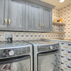 Silver Fox Laundry Room Cabinets for a home located in Wernersville, Pennsylvania