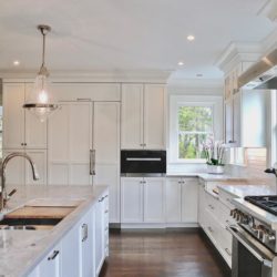 Simply White Kitchen Cabinetry for a home located in New Canaan, Connecticut