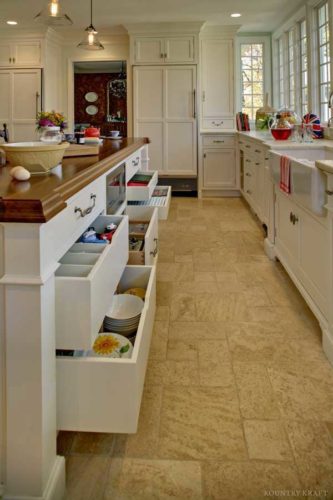 small kitchen storage ideas include a functional kitchen island