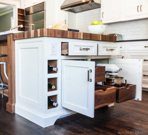 Current Kitchen Trends include Optimal Amount of Storage which is Featured in this Kitchen