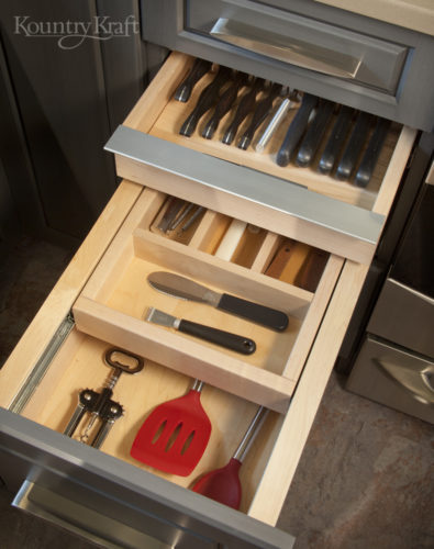 Custom Kitchen Storage Cabinets in Pennsylvania painted and glazed