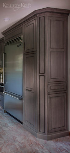 Storage Cabinets near Ephrata Pennsylvania glazed finish and gray paint
