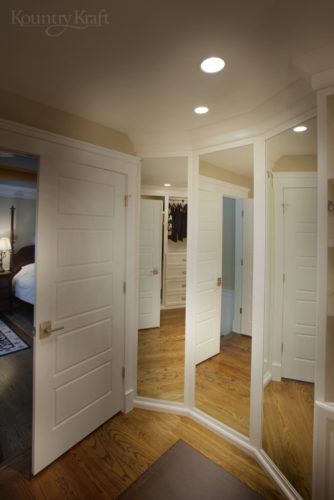 Wardrobe Cabinets with Mirrors in Bethesda, Maryland