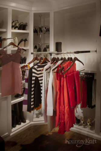 Wardrobe Storage Cabinets using Hafele Harware in Bethesda, MD
