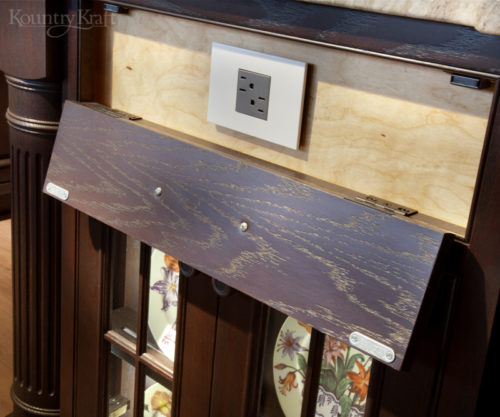 Kitchen Storage Cabinet with outlet in Maryland