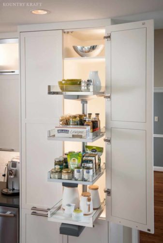 Filled pantry with extended shelves Phoenixville, PA