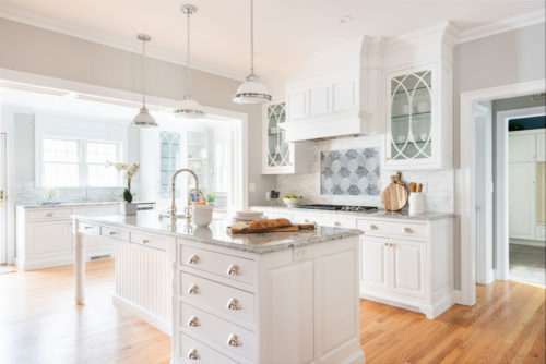 Super White Kitchen Cabinetry in Cheshire, Connecticut