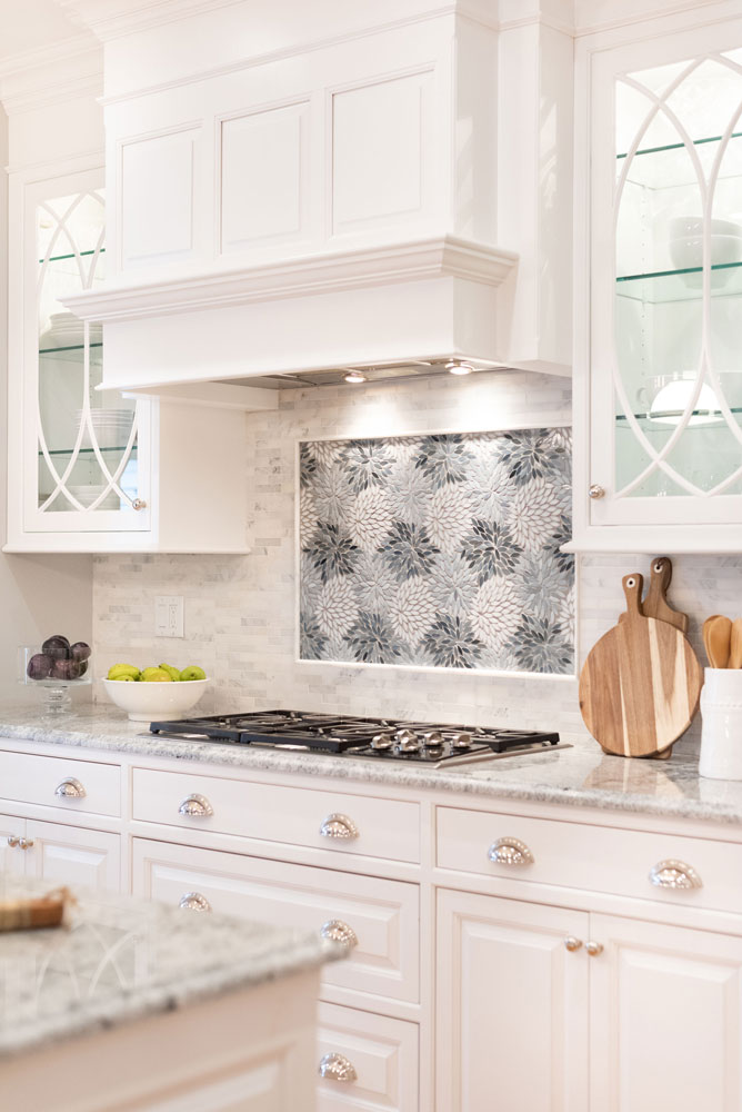 Custom Range Hood Matches Surrounding Cabinets in Cheshire, CT