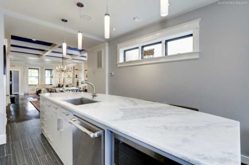 Transitional Kitchen Island in Washington DC