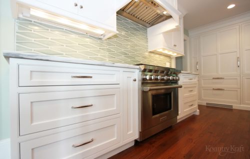 Classic White Cabinets with a Wolf Range