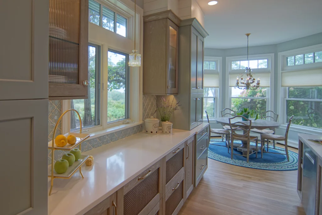 white countertop