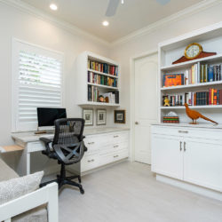 White Home Office Cabinetry in Venice, Florida