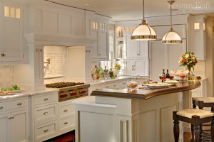 White Kitchen Cabinetry in Chatham, New Jersey