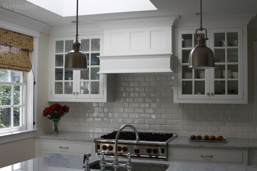 White kitchen cabinets in Bethesda, MD - Kountry Kraft