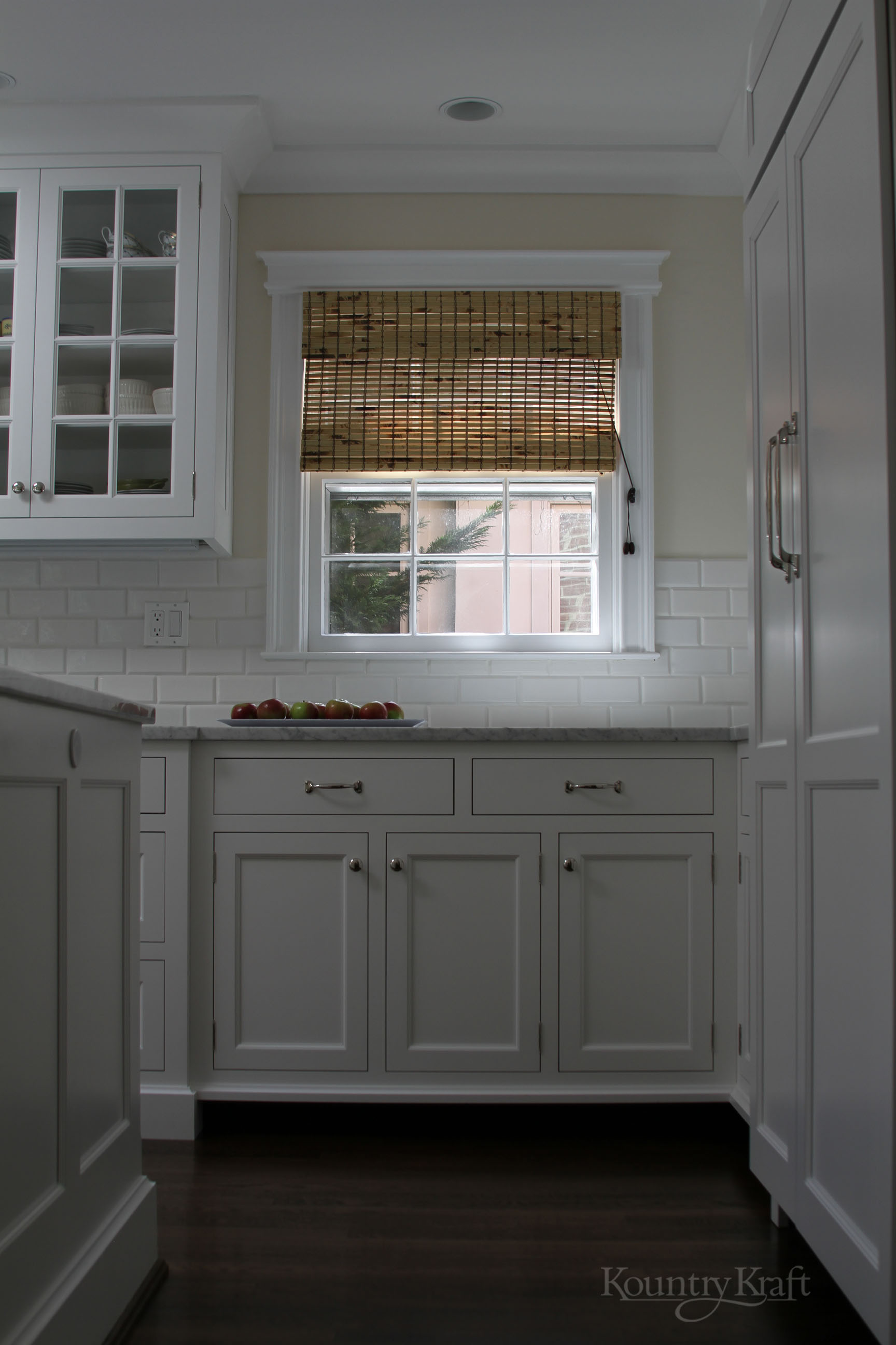 White Kitchen Cabinets In Bethesda Maryland Kountry Kraft