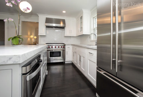 Custom White Kitchen Cabinets in Summit, NJ