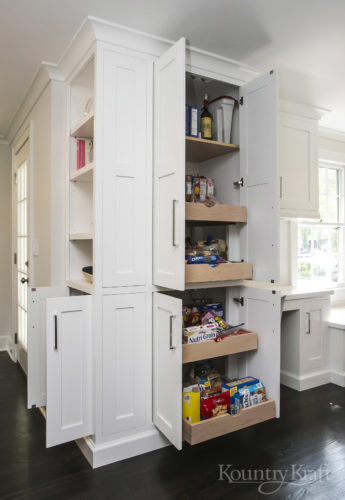 Pull Out Pantry Shelves for a kitchen in New Jersey