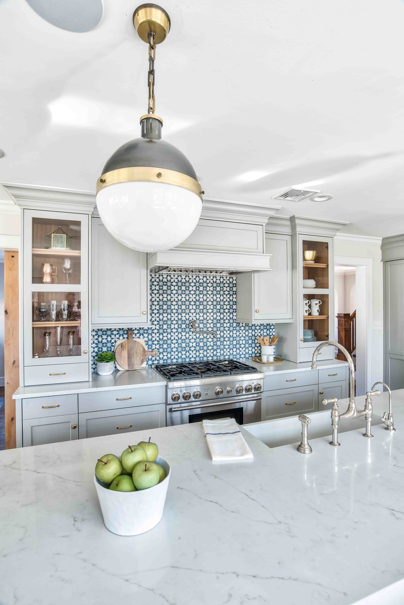 Neutral Countertops are a current kitchen trend, especially white countertops